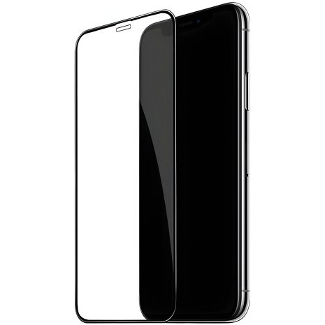Полное защитное стекло PowerPlant для iPhone 12/12 Pro Apple (Черное) Полное защитное стекло PowerPlant для iPhone 12/12 Pro Apple (Черное)