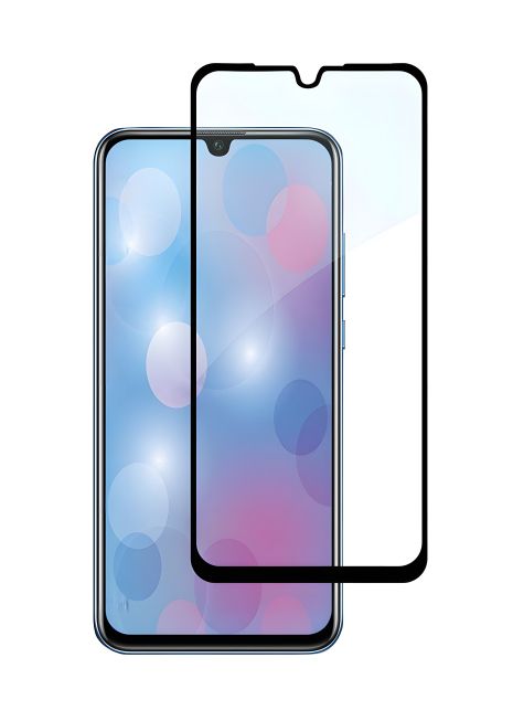 Захисне скло Full screen PowerPlant для Huawei P30, чорне