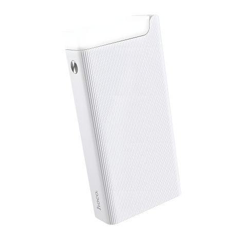 Повербанк Hoco J62 Jove Table Lamp (30000 mAh / Out: 2USB 5V/2A / In: Type-C, micro-USB 5V/2A ) с LED индикатором, Белый