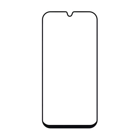 Захисне скло Black Full screen PowerPlant для Blackview A30