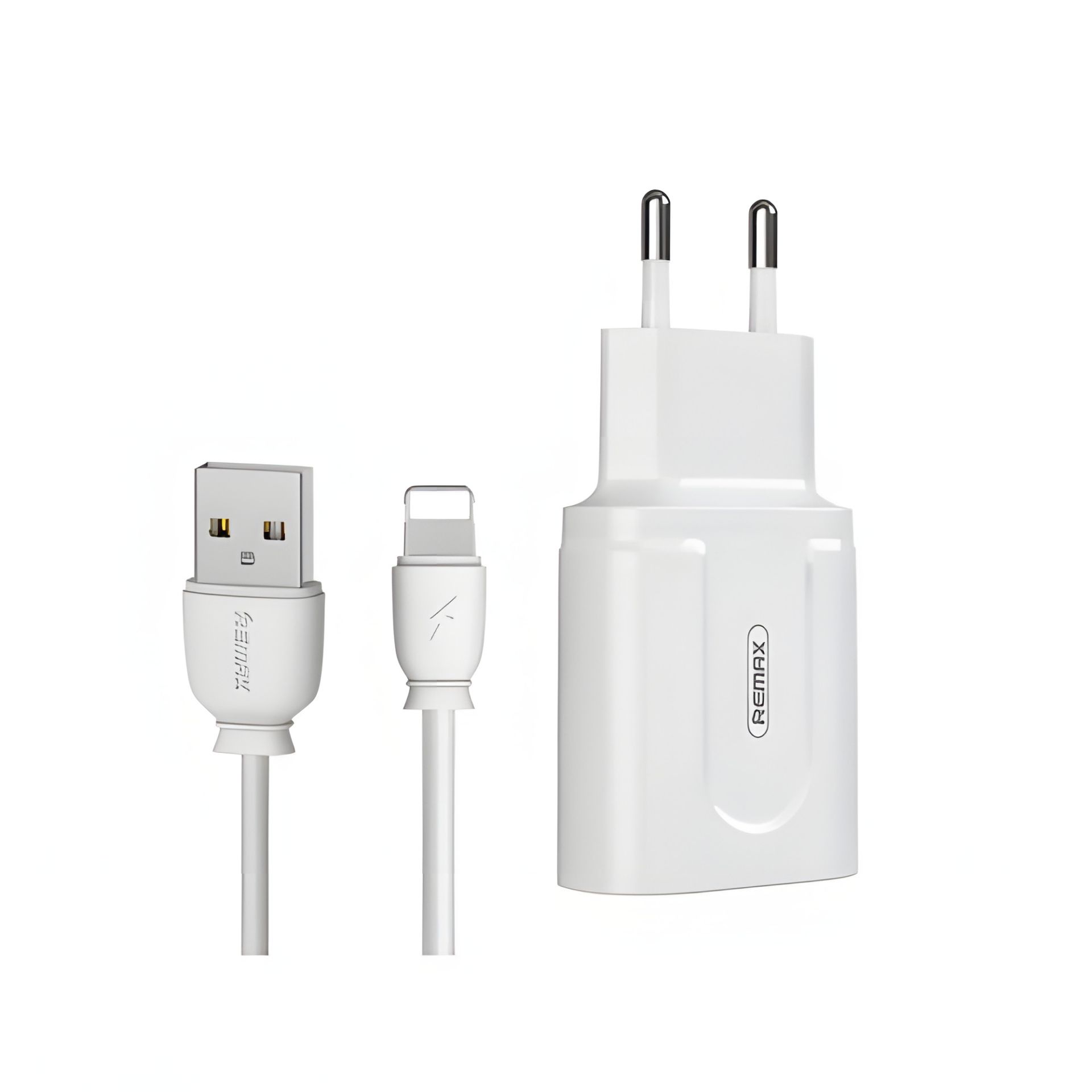 Зарядний пристрій Remax RP-U22 2USB 2.4A Lightning White Зарядний пристрій Remax RP-U22 2USB 2.4A Lightning White