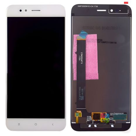 Білий дисплей із сенсором Xiaomi Mi A1/Mi5X (LCD) Білий дисплей із сенсором Xiaomi Mi A1/Mi5X (LCD)