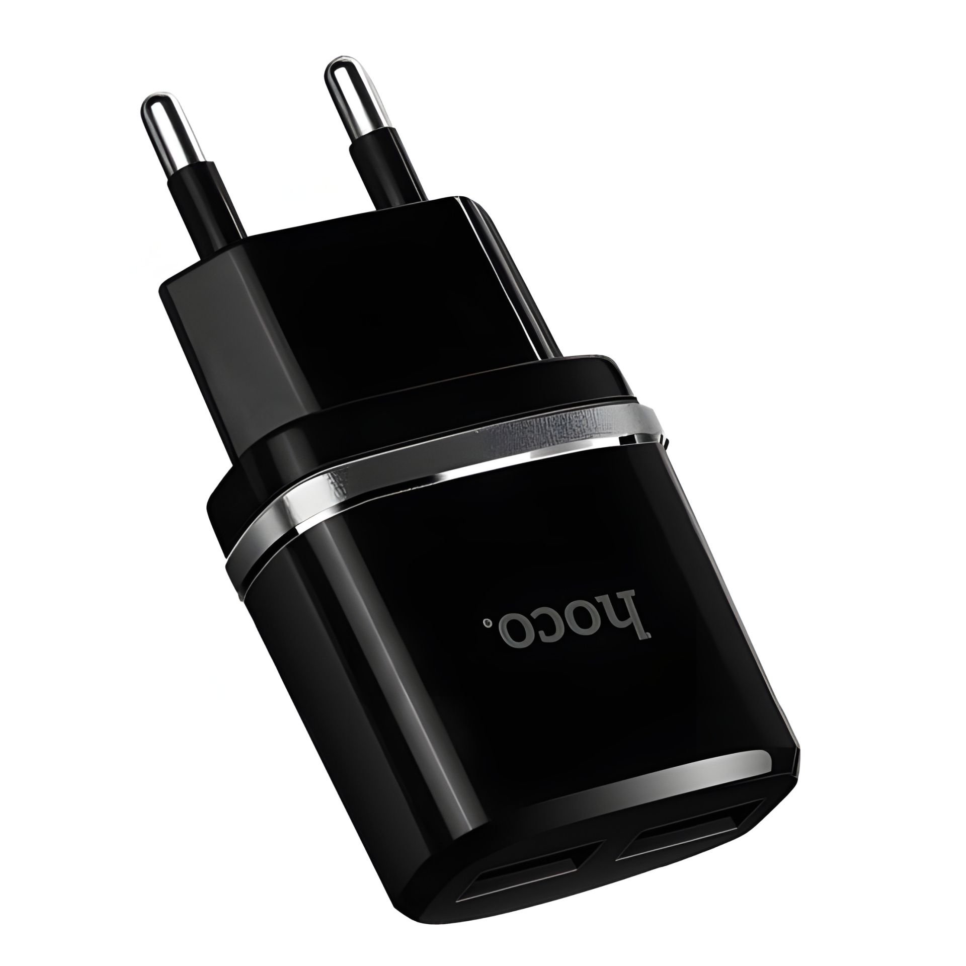 Hoco C12 Black зарядний пристрій 2 USB 2.4A Hoco C12 Black зарядний пристрій 2 USB 2.4A