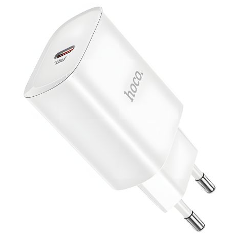 Зарядний пристрій Hoco N14 PD (20W, Out: Type-C) white Зарядний пристрій Hoco N14 PD (20W, Out: Type-C) white