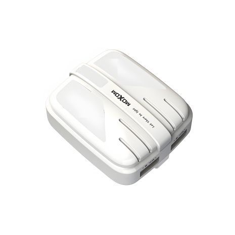 Зарядное устройство Moxom MX-HC33 LED 2.4A 2USB + Cable microUSB White Зарядное устройство Moxom MX-HC33 LED 2.4A 2USB + Cable microUSB White