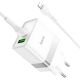 Hoco N21 Topspeed 30W Зарядное устройство Type-C to Lightning PD+QC3.0 Белое