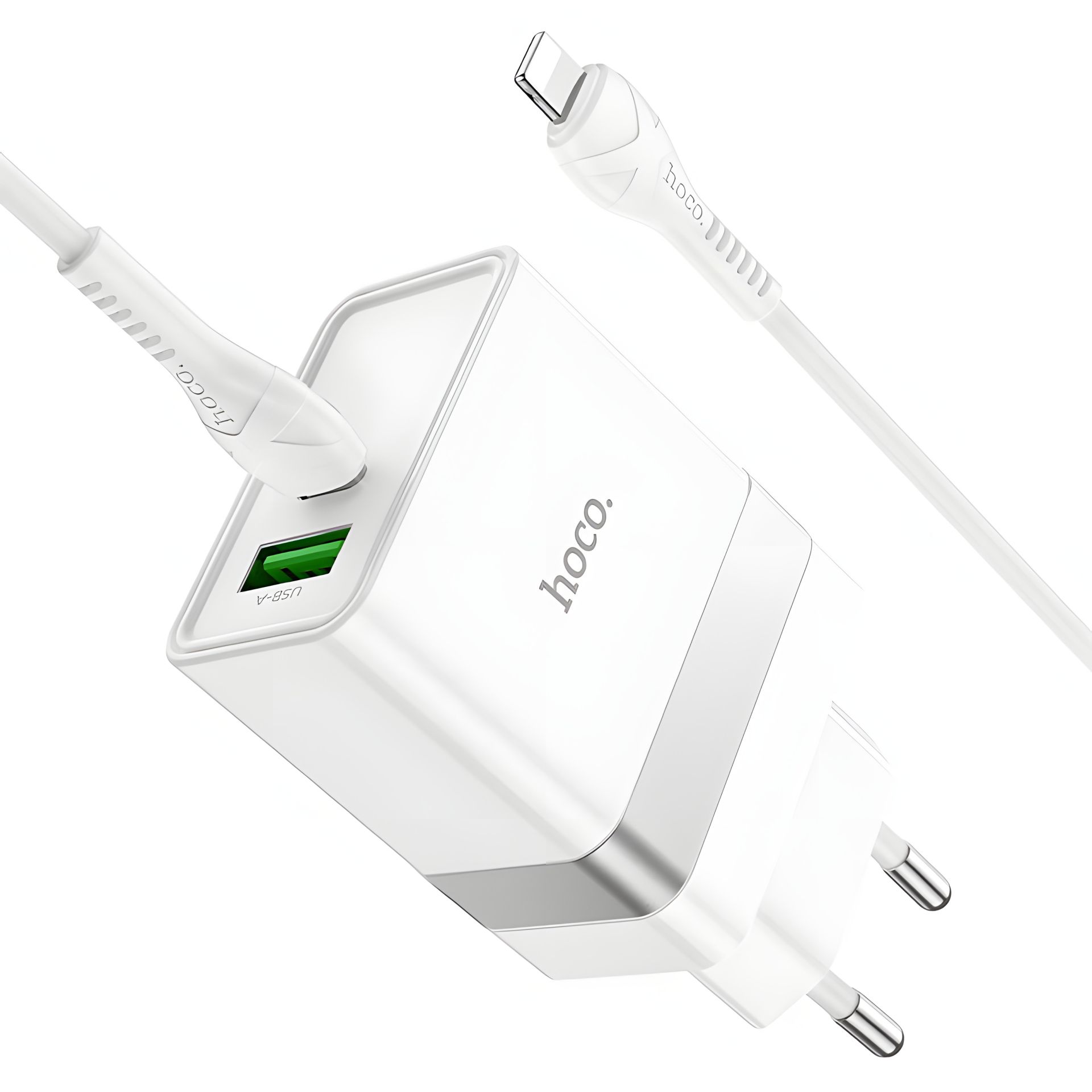 Зарядное устройство Hoco N21 Topspeed PD30W+QC3.0 Type-C to iP White Зарядное устройство Hoco N21 Topspeed PD30W+QC3.0 Type-C to iP White