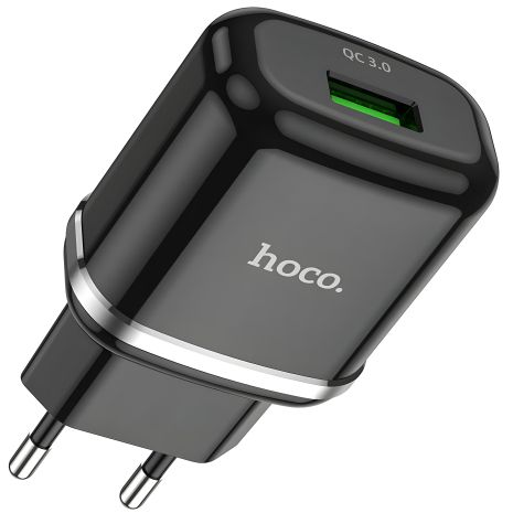 Зарядное устройство Hoco N3 Micro QC3.0 Black Зарядное устройство Hoco N3 Micro QC3.0 Black