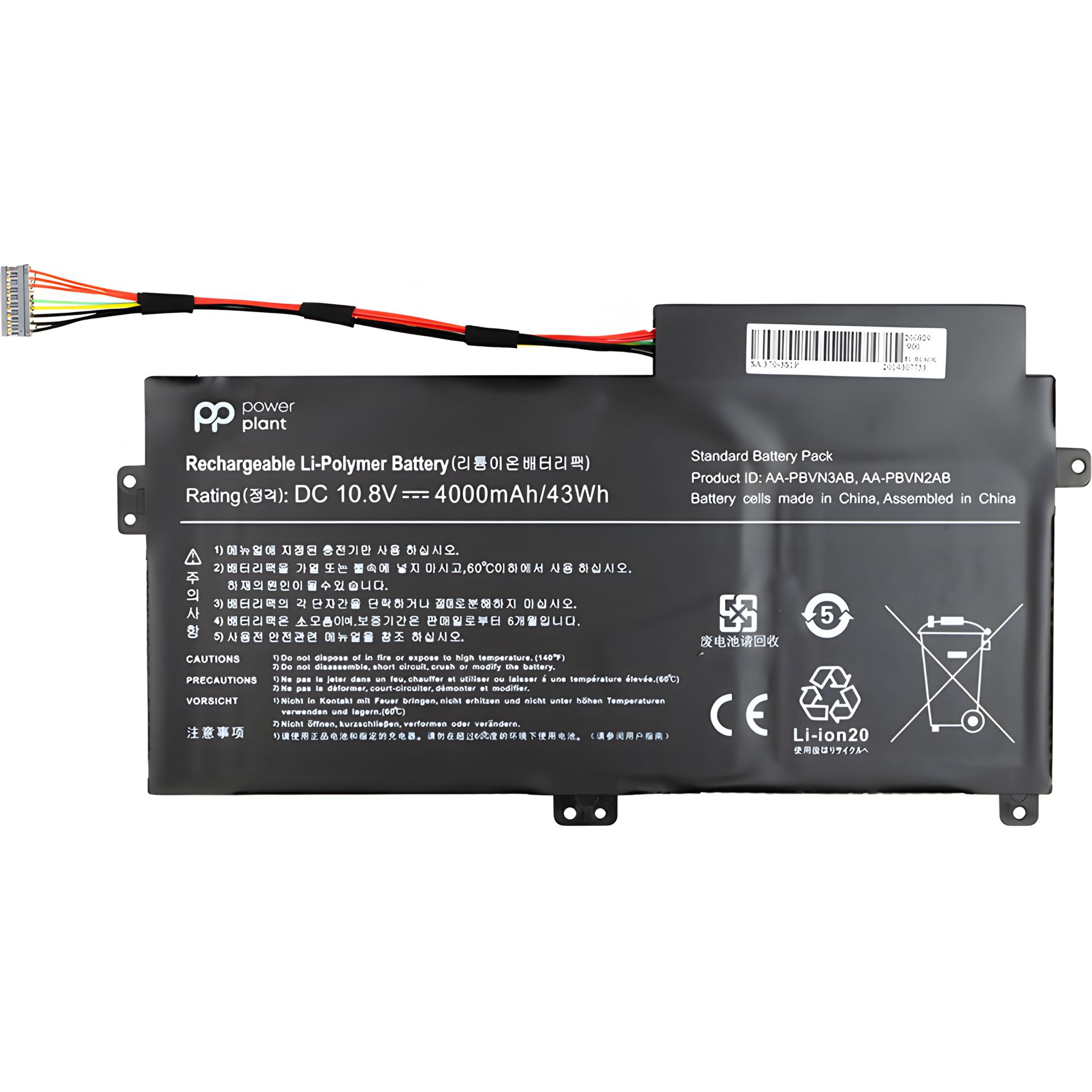 PowerPlant Аккумулятор для SAMSUNG 370R ноутбуков (AA-PBVN3AB) 10.8V 4000mAh PowerPlant Аккумулятор для SAMSUNG 370R ноутбуков (AA-PBVN3AB) 10.8V 4000mAh