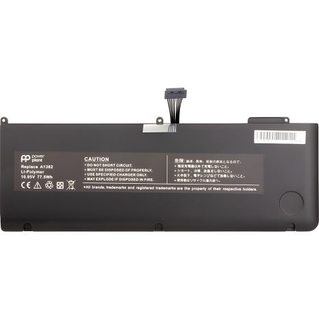 Акумулятори PowerPlant для ноутбуків APPLE MacBook Pro 15.4" (A1286, A1382) 10.95V 77.5Wh