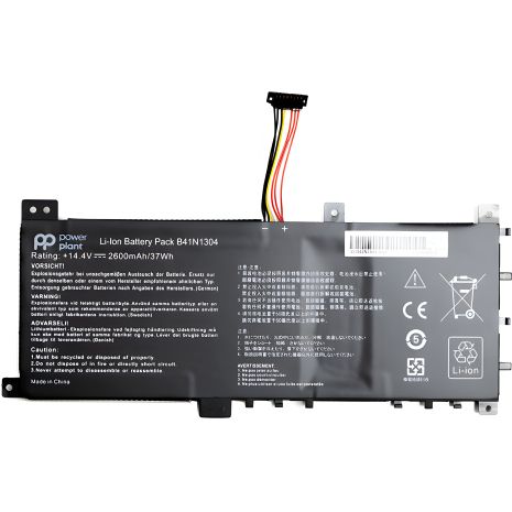 Ноутбуков ASUS V451L PowerPlant аккумулятор (B41N1304) 14.4V 2600mAh Ноутбуков ASUS V451L PowerPlant аккумулятор (B41N1304) 14.4V 2600mAh