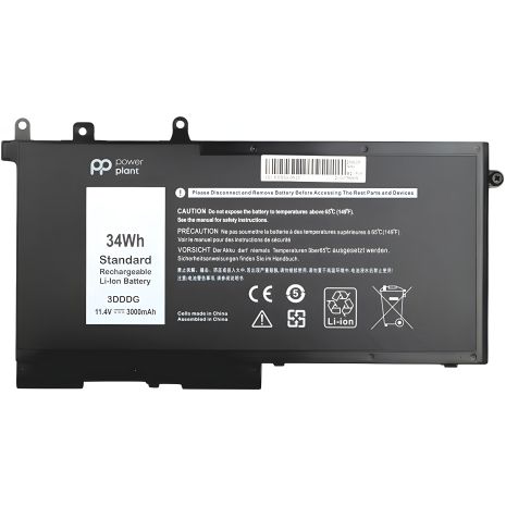 Акумулятори PowerPlant для ноутбуків DELL Latitude E5580 (3DDDG) 11.4V 3000mAh Акумулятори PowerPlant для ноутбуків DELL Latitude E5580 (3DDDG) 11.4V 3000mAh