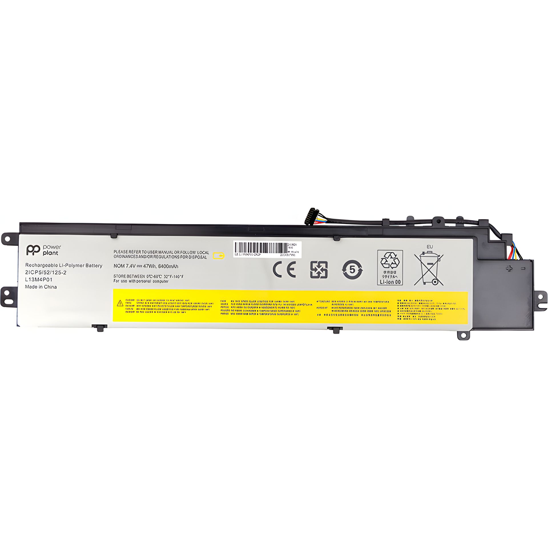 Акумулятор для ноутбука LENOVO Erazer Y40-70 (L13M4P01) 7.4V, 6400mAh Акумулятор для ноутбука LENOVO Erazer Y40-70 (L13M4P01) 7.4V, 6400mAh