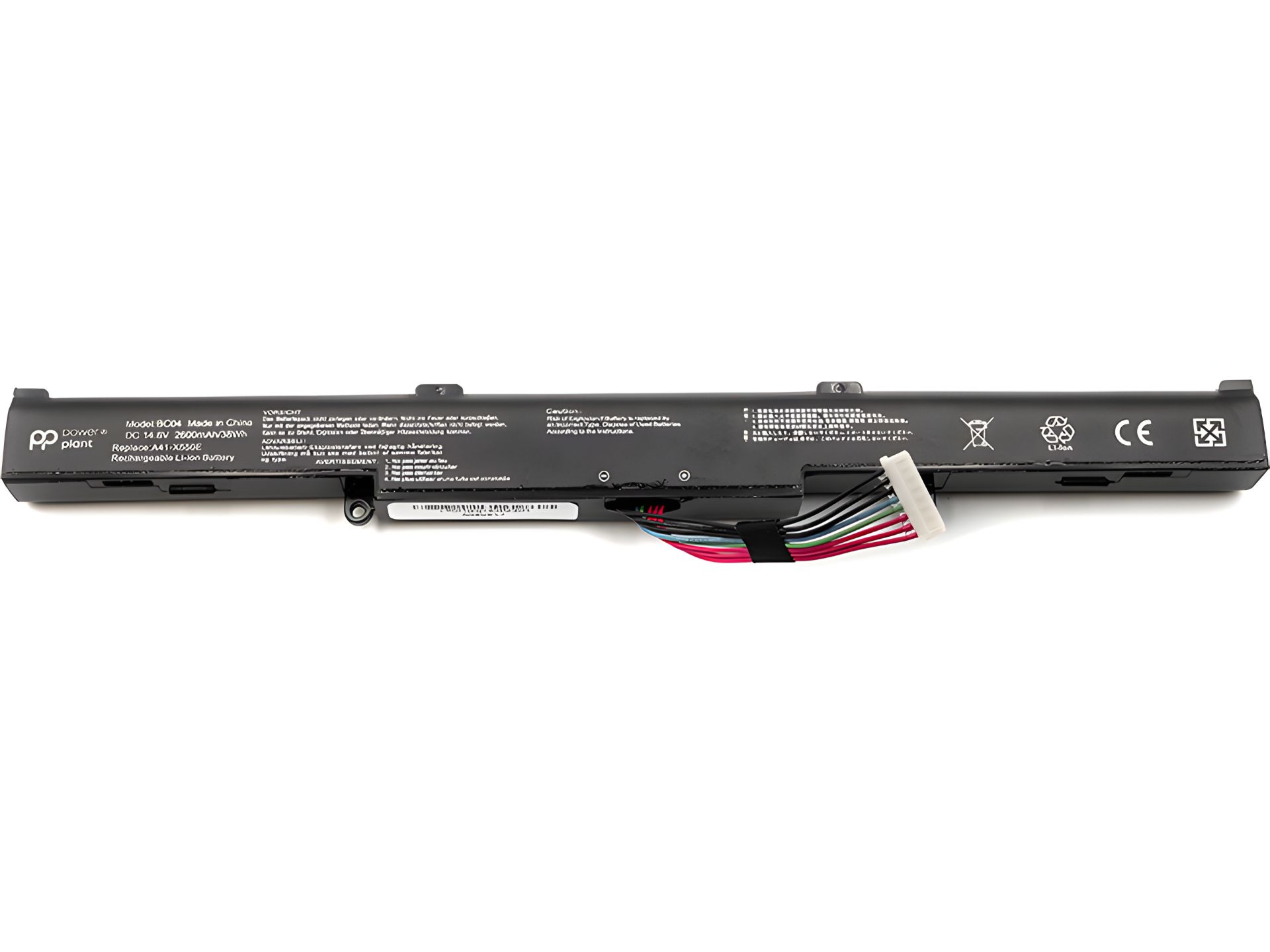 Акумулятори PowerPlant для ASUS X450 (AS450EL7, A41-X550E) 14.8V 2600mAh Акумулятори PowerPlant для ASUS X450 (AS450EL7, A41-X550E) 14.8V 2600mAh