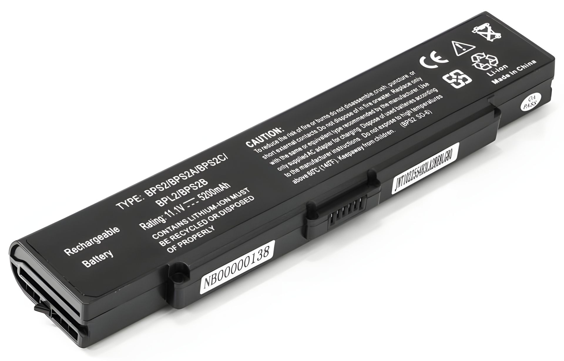 PowerPlant акумулятори для Sony VAIO PCG-6C1N ноутбуків (VGP-BPS2, SY5651LH) 11.1V 5200mAh PowerPlant акумулятори для Sony VAIO PCG-6C1N ноутбуків (VGP-BPS2, SY5651LH) 11.1V 5200mAh