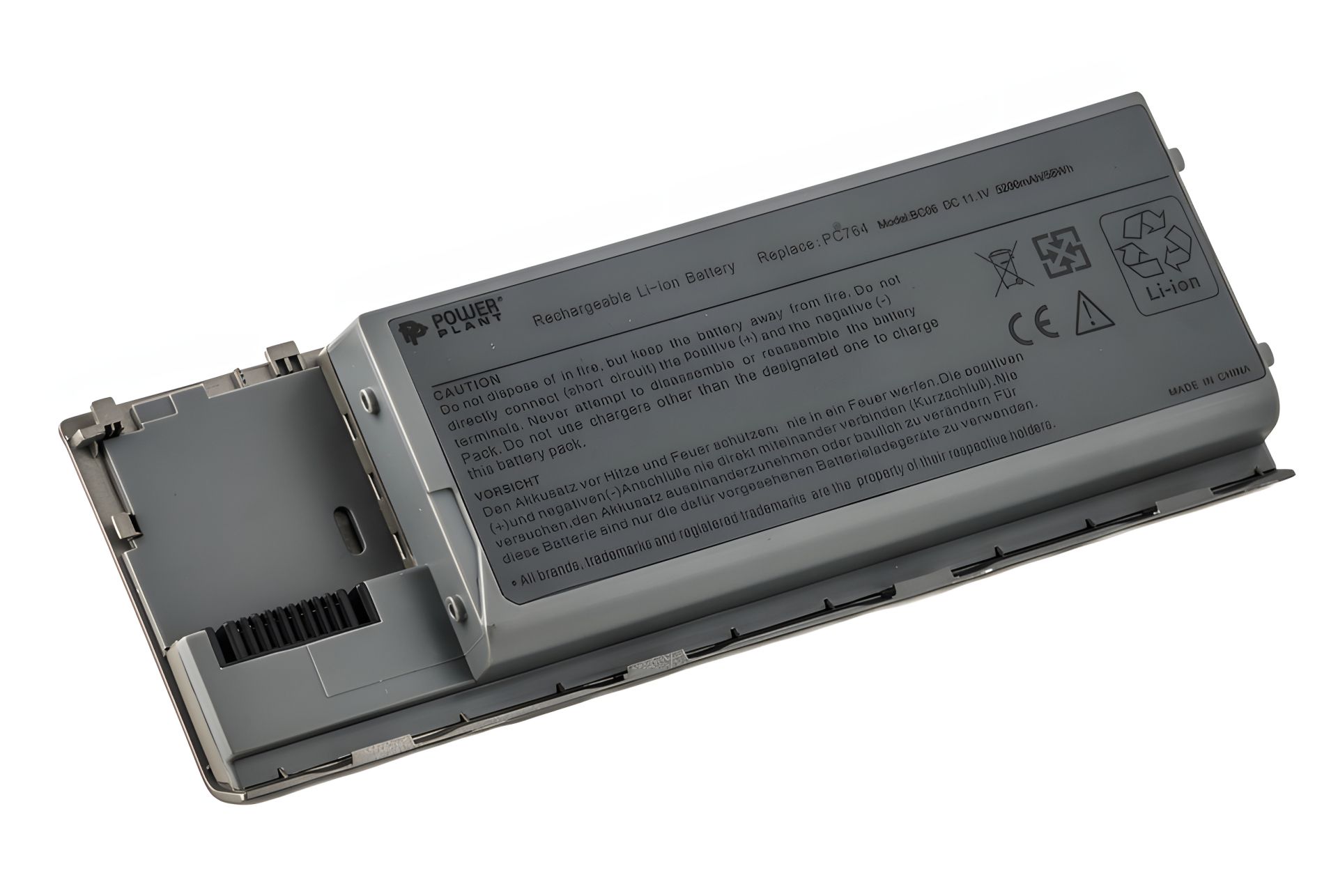 Акумулятори PowerPlant для ноутбуків Dell Latitude D620 (PC764, DL6200LH) 11.1V 5200mAh Акумулятори PowerPlant для ноутбуків Dell Latitude D620 (PC764, DL6200LH) 11.1V 5200mAh