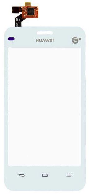 Тачскрин Huawei Y320 белый без разъёма Тачскрин Huawei Y320 белый без разъёма