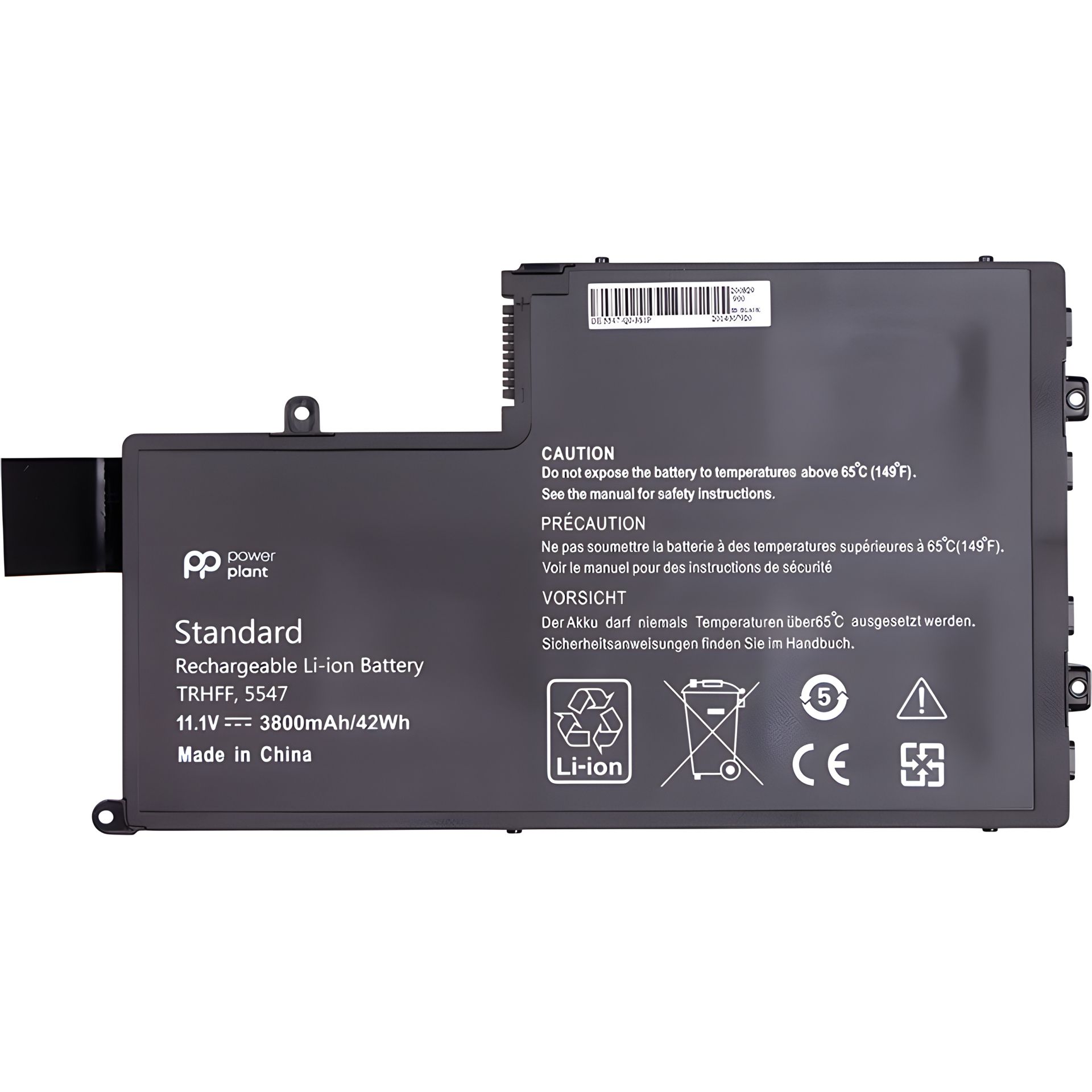 Аккумулятор ноутбуков DELL Inspiron 15 5547 PowerPlant (TRHFF) 11.1V 3800mAh Аккумулятор ноутбуков DELL Inspiron 15 5547 PowerPlant (TRHFF) 11.1V 3800mAh