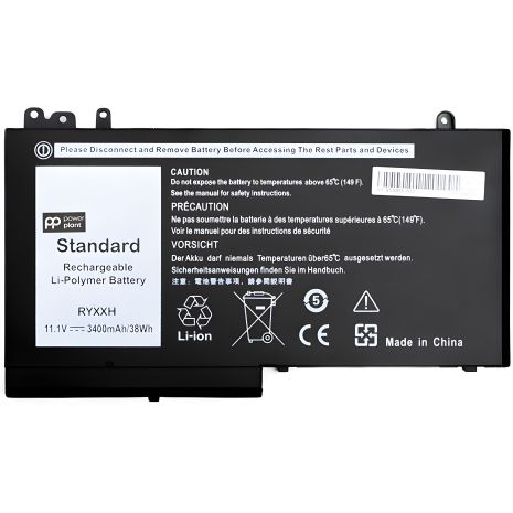 PowerPlant аккумулятор для Dell Latitude 12 5000 ноутбуков (RYXXH) 11.1V 3400mAh