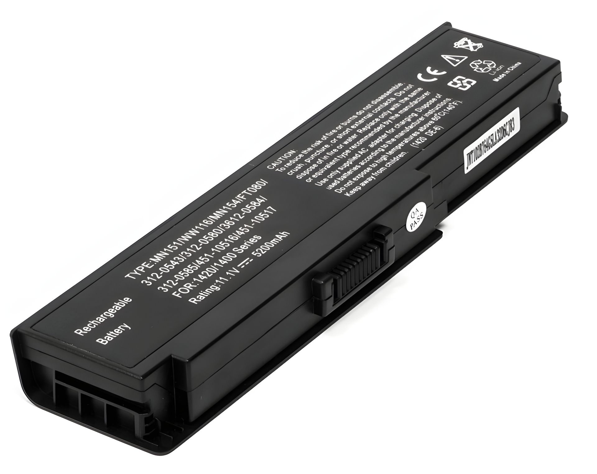 PowerPlant аккумулятор для DELL ноутбуков Inspiron 1400 (MN151 DE-1420-6) 11.1V 5200mAh PowerPlant аккумулятор для DELL ноутбуков Inspiron 1400 (MN151 DE-1420-6) 11.1V 5200mAh