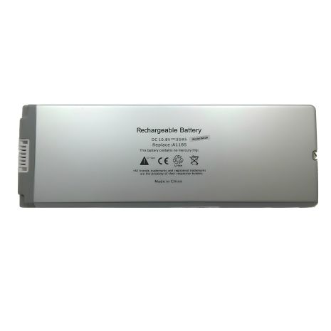 Акумулятор PowerPlant для ноутбуків Apple MacBook 13" White (A1185) 10.8V 5200mAh Акумулятор PowerPlant для ноутбуків Apple MacBook 13" White (A1185) 10.8V 5200mAh