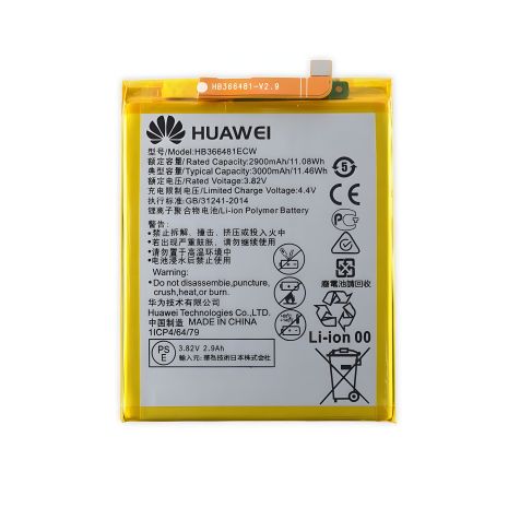 Аккумулятор Huawei HB366481ECW 3000 mAh для G9 Lite (VNS-AL00, VNS-TL00) [Original PRC] 12 месяцев гарантии