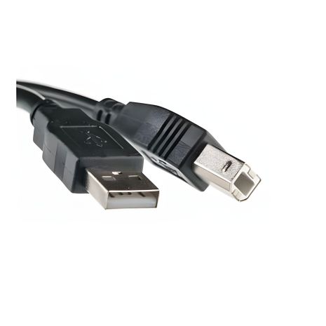 USB кабель PowerPlant 2.0 AM – BM, 5м, з одним феритом USB кабель PowerPlant 2.0 AM – BM, 5м, з одним феритом