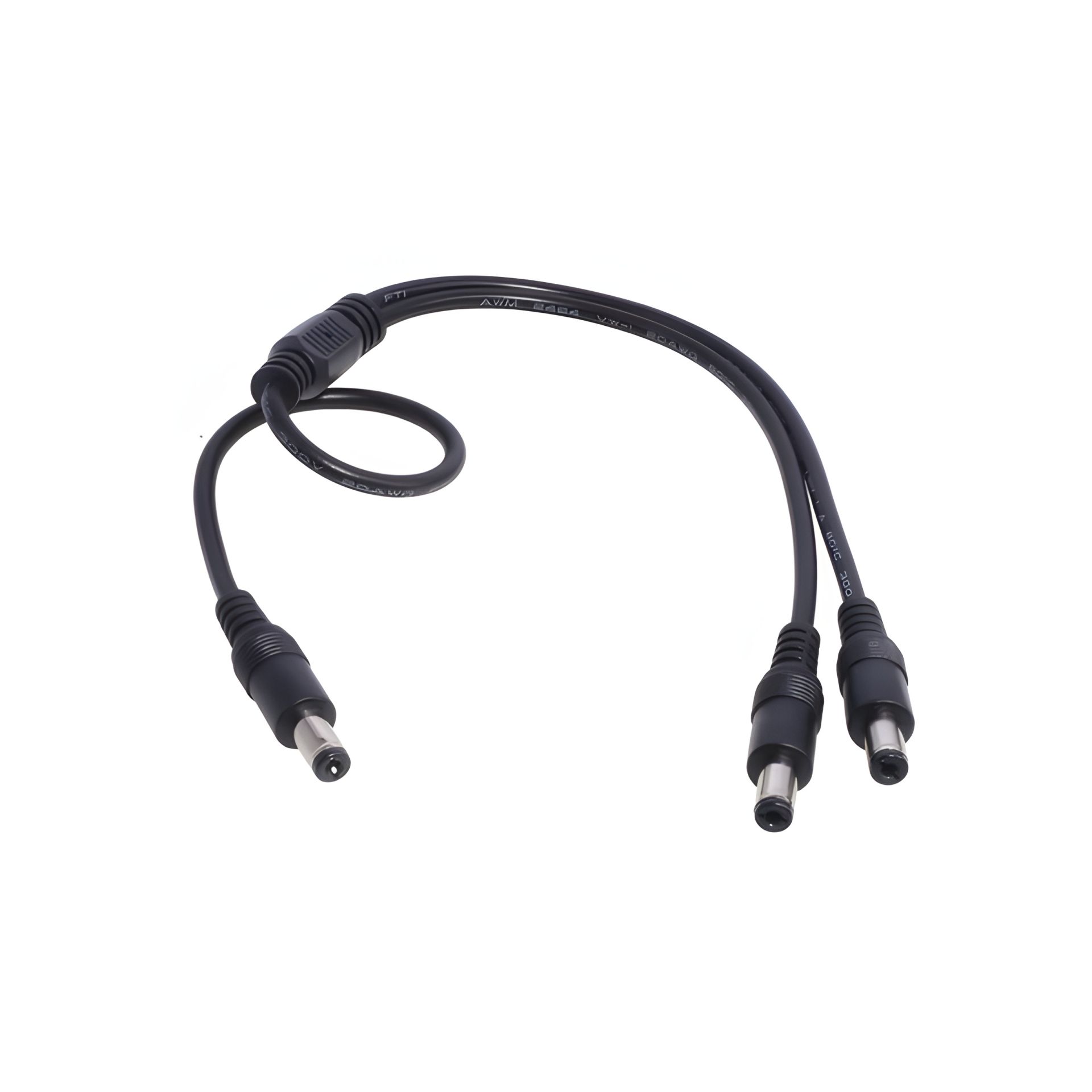 Силовий кабель-подвоювач DC(M) на 2xDC(M) ("Виделка на 2 виделки" 5,5x2,1 мм) 30cm / 0.3m | Чорний (розділювач, сплітер) Силовий кабель-подвоювач DC(M) на 2xDC(M) ("Виделка на 2 виделки" 5,5x2,1 мм) 30cm / 0.3m | Чорний (розділювач, сплітер)