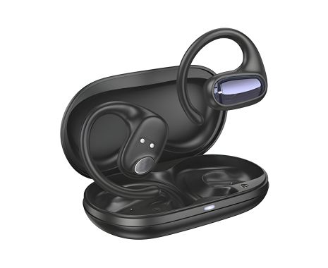 Відкриті TWS Hoco EA4 Навушники Бездротові, BT5.3, 60mAh, 500mAh, 6h black Відкриті TWS Hoco EA4 Навушники Бездротові, BT5.3, 60mAh, 500mAh, 6h black