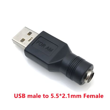 USB адаптер M/Мale To DC F/Female 5.5x2.1 (Переходник) USB адаптер M/Мale To DC F/Female 5.5x2.1 (Переходник)