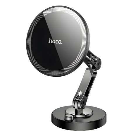 Магнитный автомобильный держатель Hoco H50 черно-металлический серый Магнитный автомобильный держатель Hoco H50 черно-металлический серый