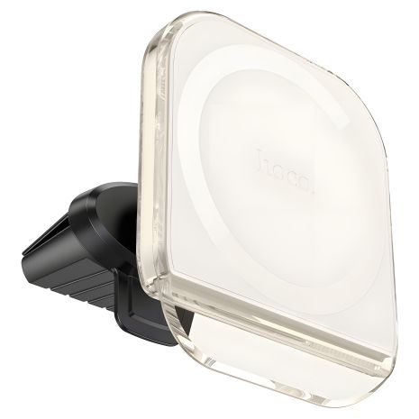 Белый магнитный автомобильный держатель Hoco H42