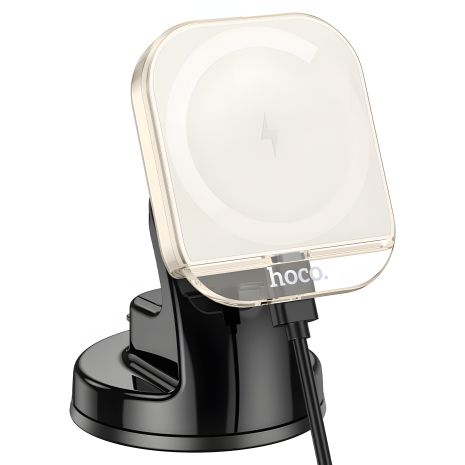 Hoco HW18 бездротовою зарядкою з магнітний автотримач 15W white Hoco HW18 бездротовою зарядкою з магнітний автотримач 15W white