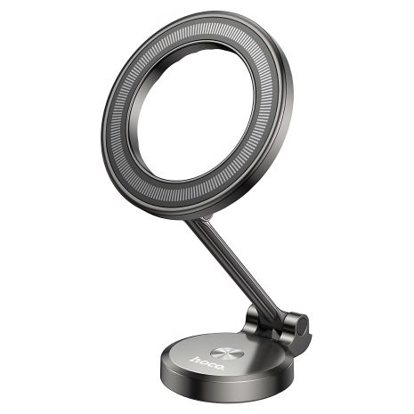 Магнитный Автодержатель Hoco H51 металлический серый