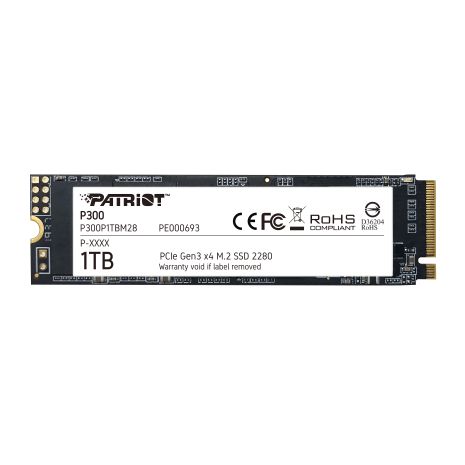 Patriot P300 SSD M.2 1TB NVMe PCIe 3.0x4 2280 3D NAND TLC