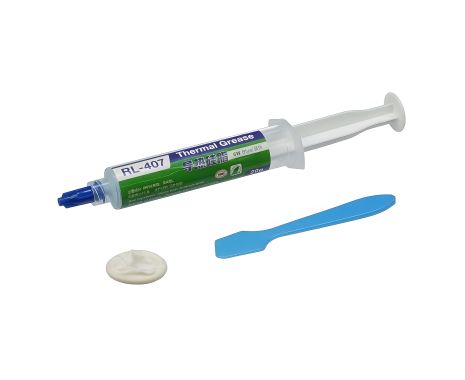 Relife RL-407 Термопаста силиконовая, 20 гр в шприце, теплопроводность 6 W/mK, синяя Relife RL-407 Термопаста силиконовая, 20 гр в шприце, теплопроводность 6 W/mK, синяя