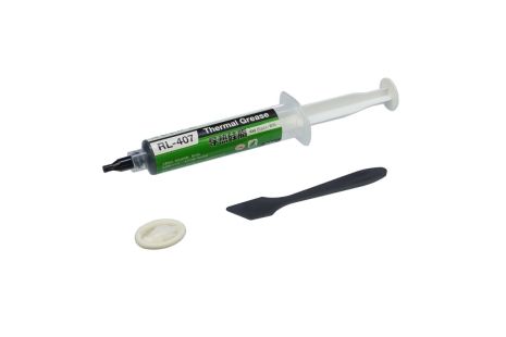 Relife силиконовая термопаста RL-407, 20 gr в шприце, чёрная, теплопроводность 6 W/mK Relife силиконовая термопаста RL-407, 20 gr в шприце, чёрная, теплопроводность 6 W/mK