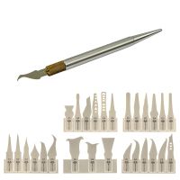 Ремонтний набір для плат та мікросхем Aida W120+ (ручка з цангою, 27 металевих лопаток) Ремонтний набір для плат та мікросхем Aida W120+ (ручка з цангою, 27 металевих лопаток)