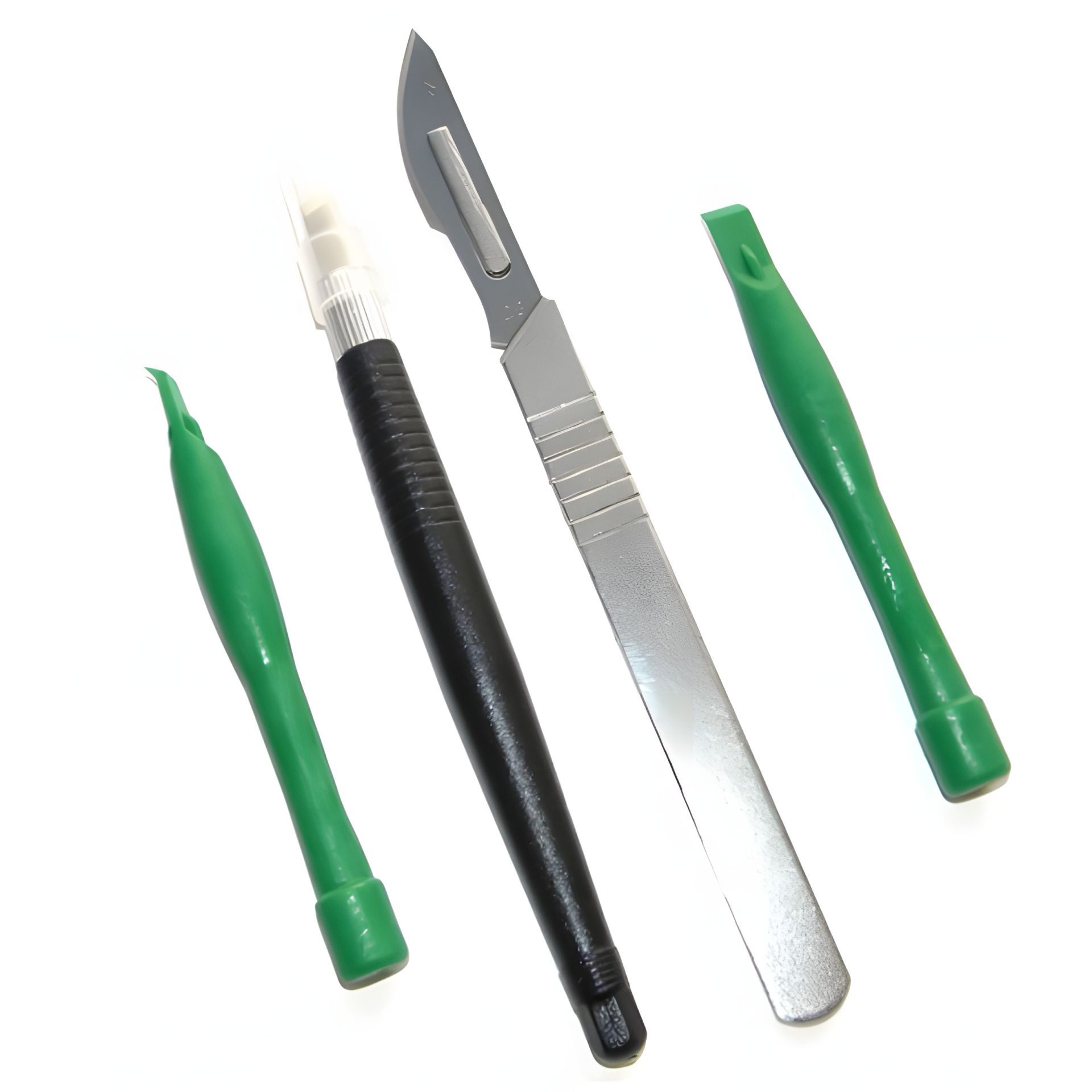 Комплект інструментів для розбирання корпусів Baku BK-7280-D (скальпель, шпатель, лопатки) Комплект інструментів для розбирання корпусів Baku BK-7280-D (скальпель, шпатель, лопатки)