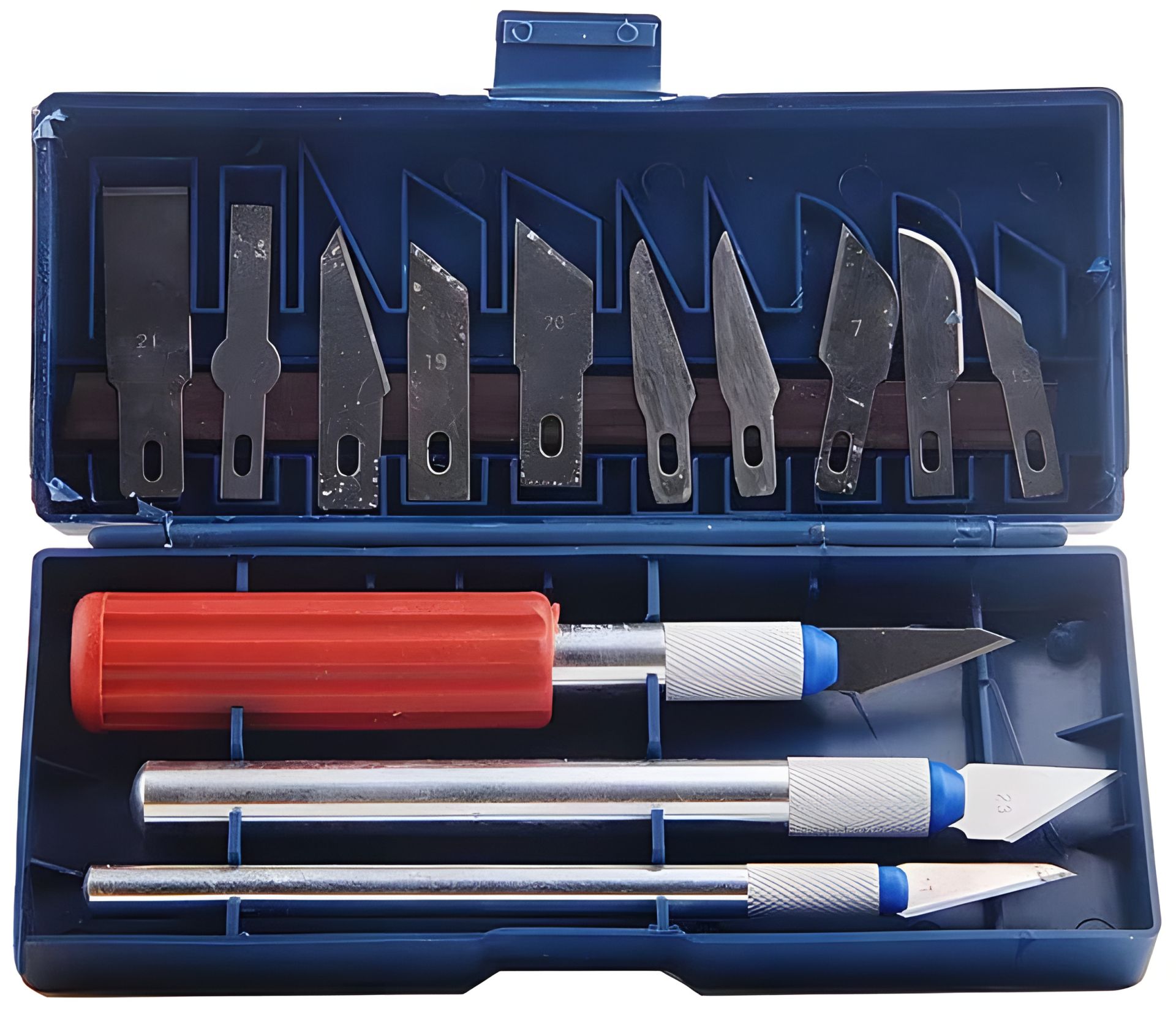 Aida A-313 Набор скальпелей (нож d=7mm с лезвиями 6 шт, нож d=10mm с лезвиями 4 шт, нож d=10mm с усиленной рукояткой) Aida A-313 Набор скальпелей (нож d=7mm с лезвиями 6 шт, нож d=10mm с лезвиями 4 шт, нож d=10mm с усиленной рукояткой)