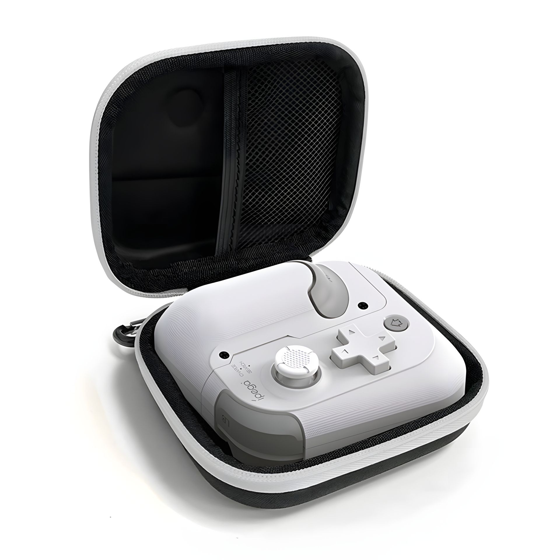 Геймпад Ipega PG-9211A белого цвета с кейсом на карабине Геймпад Ipega PG-9211A белого цвета с кейсом на карабине