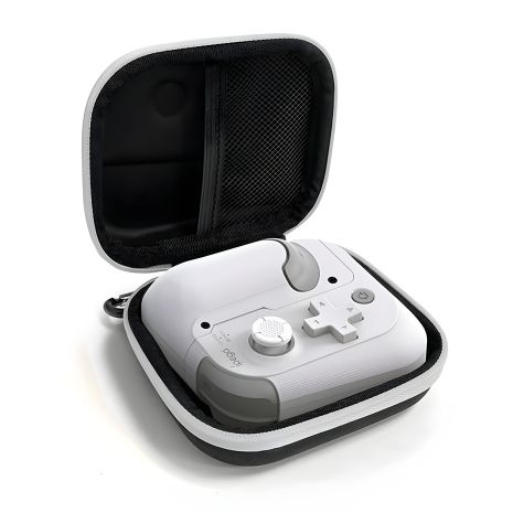 Bluetooth геймпад Ipega PG-9211A з кейсом на карабіні, білий, 10 годин гри