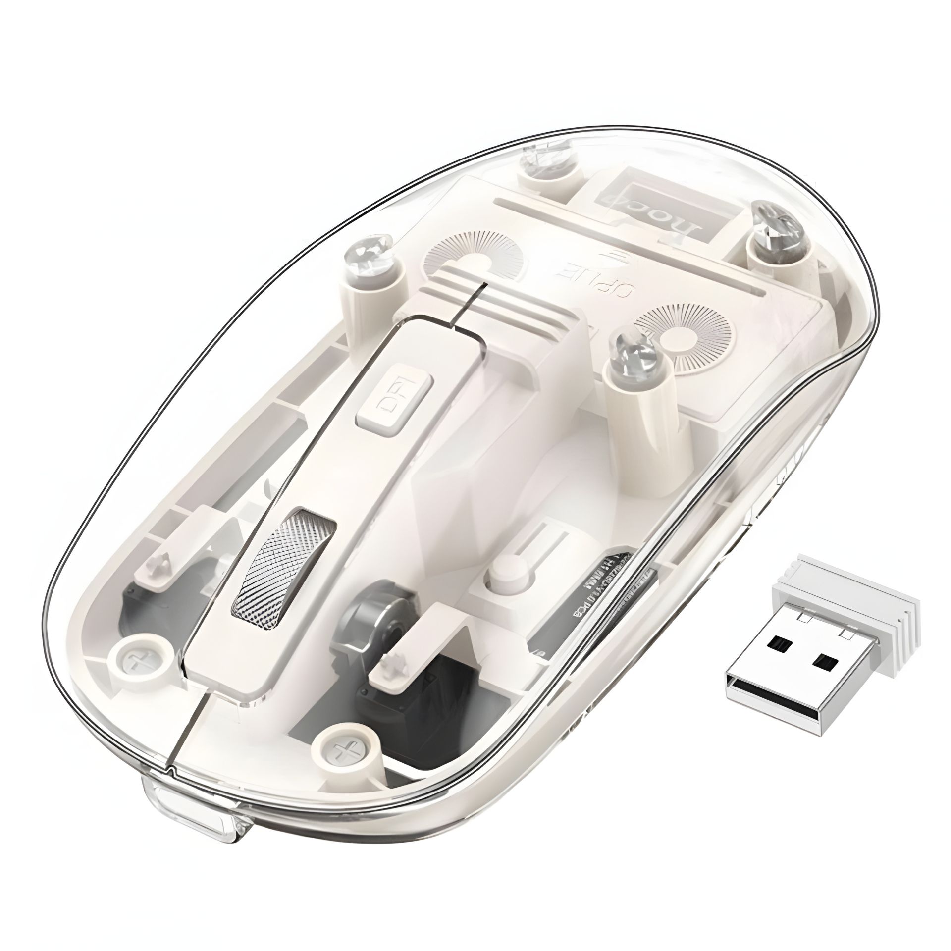 Миша GM29 Hoco бездротова space white Миша GM29 Hoco бездротова space white