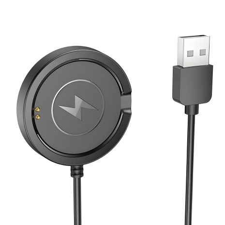 Кабель для смарт часов Hoco Y22 USB black Кабель для смарт часов Hoco Y22 USB black