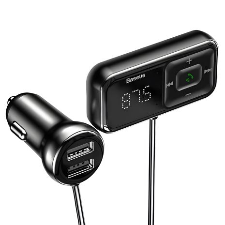 Модулятор Baseus T typed S-16 CCTM-E-01, BT 5.0, AUX Чорний