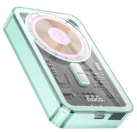 Повербанк HOCO Q14A PD20W 10000 mAh MagSafe wireless charging blue Повербанк HOCO Q14A PD20W 10000 mAh MagSafe wireless charging blue