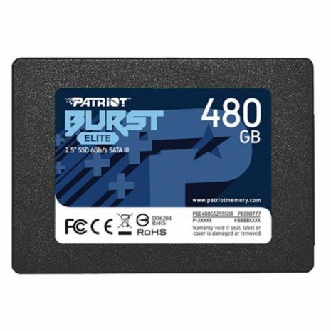 SSD на 480GB Patriot Burst Elite 2.5" 7mm SATAIII TLC 3D SSD на 480GB Patriot Burst Elite 2.5" 7mm SATAIII TLC 3D