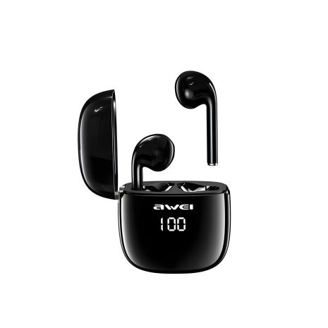 AWEI T28P TWS Bluetooth Earbuds IPX6 |BT5.1, 35/500mAh, 6Hours| black Наушники