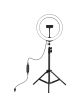 Кільцева USB LED лампа Puluz PKT3035 10"+ штатив 1.1 м Кільцева USB LED лампа Puluz PKT3035 10"+ штатив 1.1 м