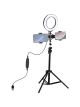 Кільцева USB LED лампа Puluz PKT3036 6.2" + штатив 1.1 м Кільцева USB LED лампа Puluz PKT3036 6.2" + штатив 1.1 м